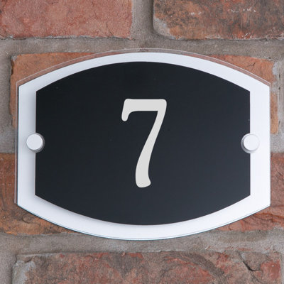 Sigfried 15cm H Plastic House Number
