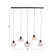 5 - Light Black Cluster Pendant