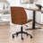 Bryonie Faux Leather Upholstered Armless Office Chair-1609716456