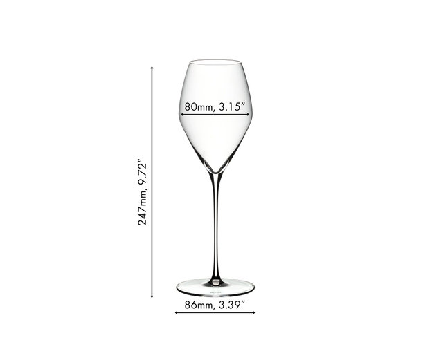 RIEDEL Veloce Rose Glass