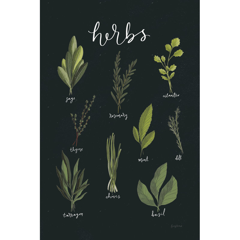 Herbes vert clair I noir, H 36 po x l 24 po