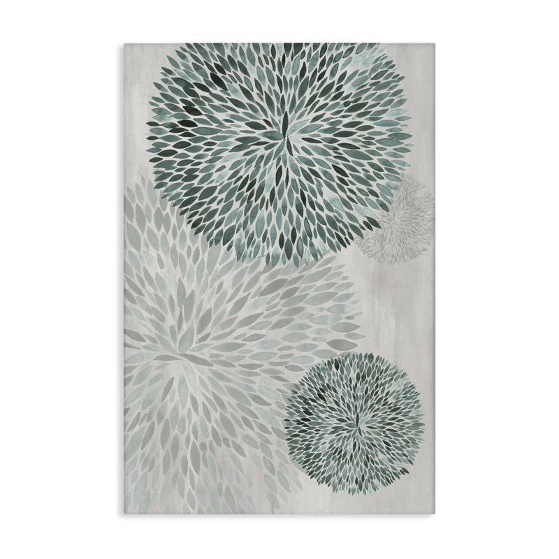 Toile circulaire tourbillonnante, design par Hannah Dawson, H 24 po x l 16 po