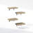 Ebern Designs Mabe 15-Inch Wall Mounted Bathroom Floating Display Shelves, Set of 4-730246663