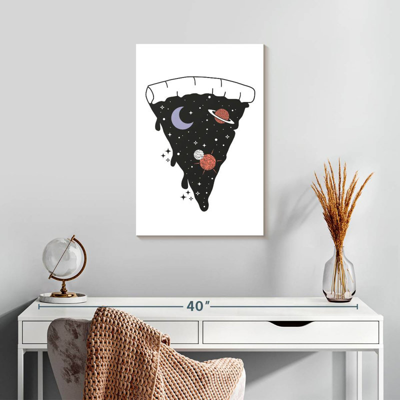 Space Pizza, H 24 po x l 16 po