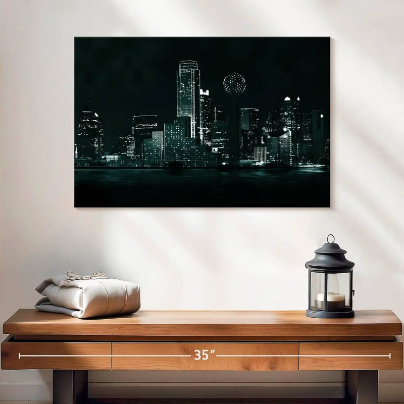 " Dallas Canvas Print ", 16" H x 24" W x 1.25" D
