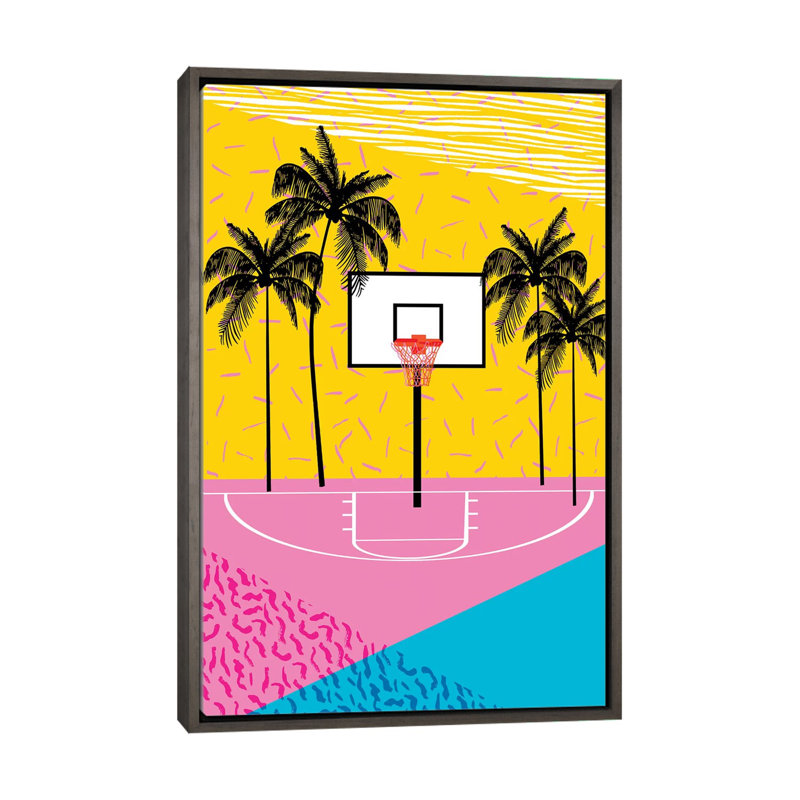 Dope - reproduction d'art, Pas de tapis, H 60 po x l 40po x P 1,5 po, Toile encadrée de bois rustique foncé