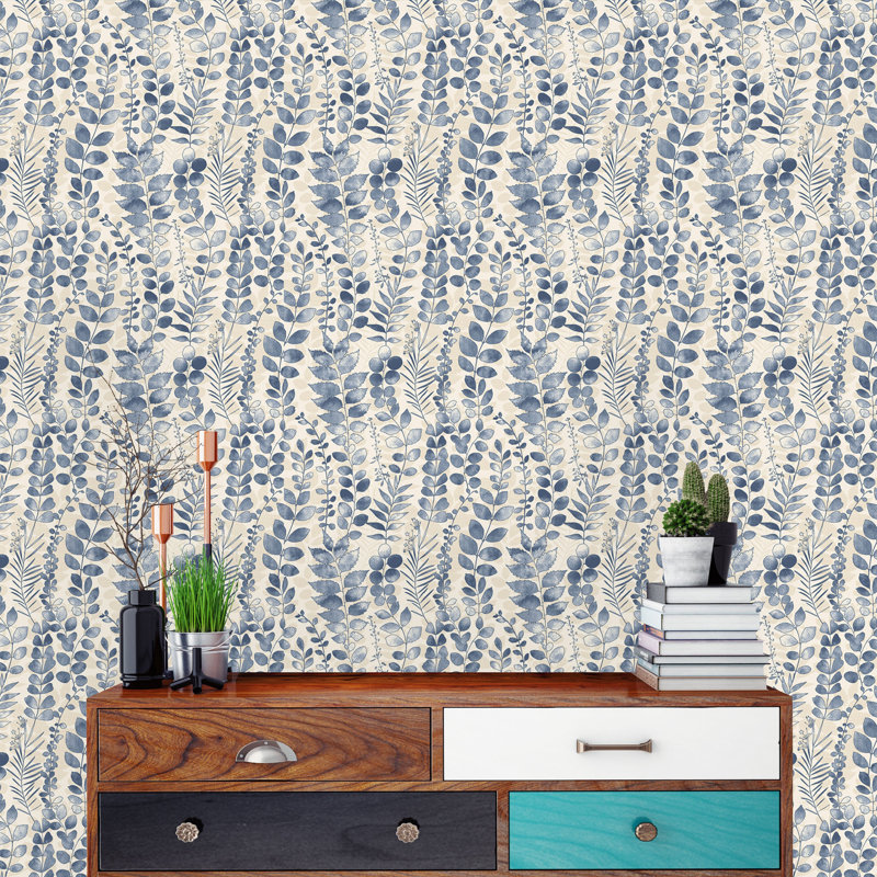 Rouleau de papier peint adhésif Sissy, L 16,67 po x l 25 po