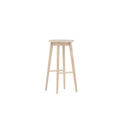 Leona Bar Stool with Solid Wood Frame