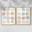 Motif océanique I - impression encadrée de qualité supérieure - prête à être accrochée - aucun clou requis - aucun clou requis-1752022979-1752022988