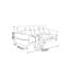 Canapé simple en flanelle-106411465