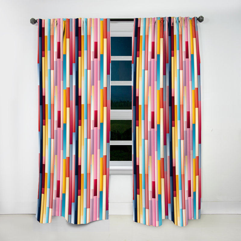Rideau obscurcissant Vibrant Serenity, L 52 po x L 108 po