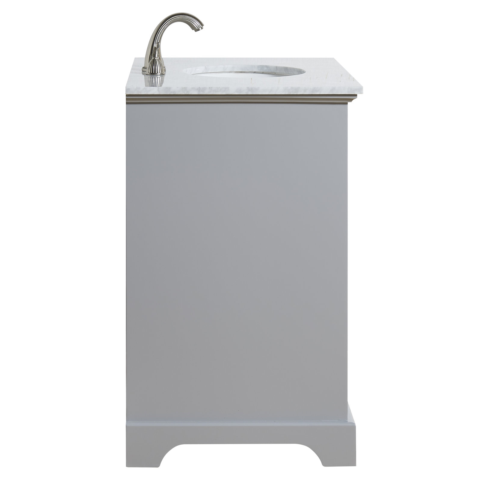 Hermes 36'' Single Bathroom Vanity, Light Gray