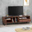Mid Century Rustic Walnut TV Cabinet For Up Tp 90 Inch TV's
