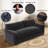 66.1" W Convertible Sofa Bed 3-in-1 Velvet Pull Out Couch Loveseat Queen Size Sleeper With Side Pocket-1214929453