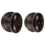 Egg Keyed Door Knob with Regular Rosette