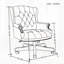 Fauteuil de bureau de direction - Fauteuil de bureau inclinable à dossier haut et ergonomique avec siège et dossier rembourrés épais, cuir PU avec roulettes coulissantes