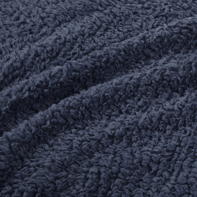 Très grande couverture Burber Cozy, Très grand, Bleu marine