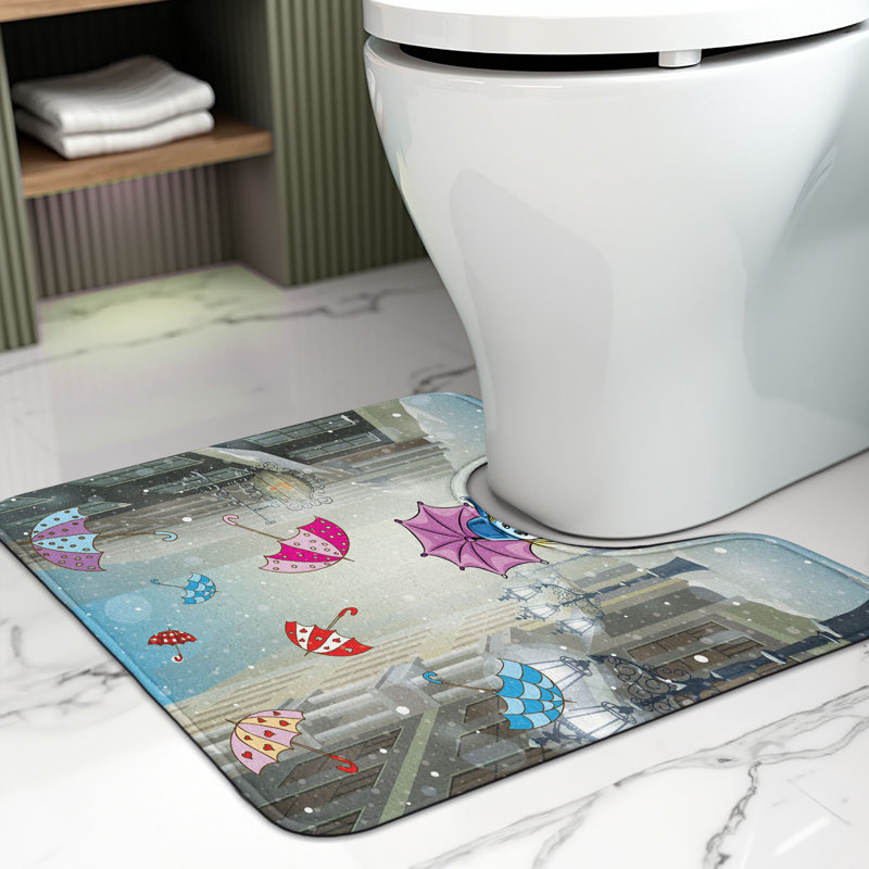 Tapis de salle de bain Winter U 20 po Multicolor