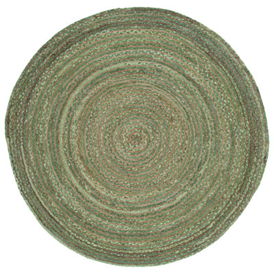 Tapis vert tissé à la main Demartini