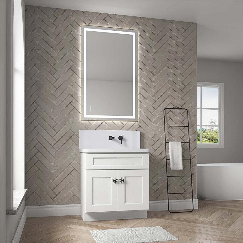 Bathroom Led Mirror Is Multi-Functional And Each Function Is Controlled By A Smart Touch Button