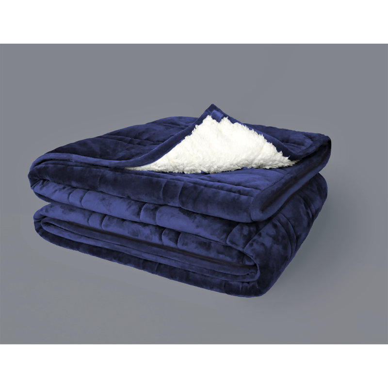 Couverture, Bleu / Blanc, 20 lb