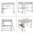 Kirsten Kids Full Loft Bed-798557071