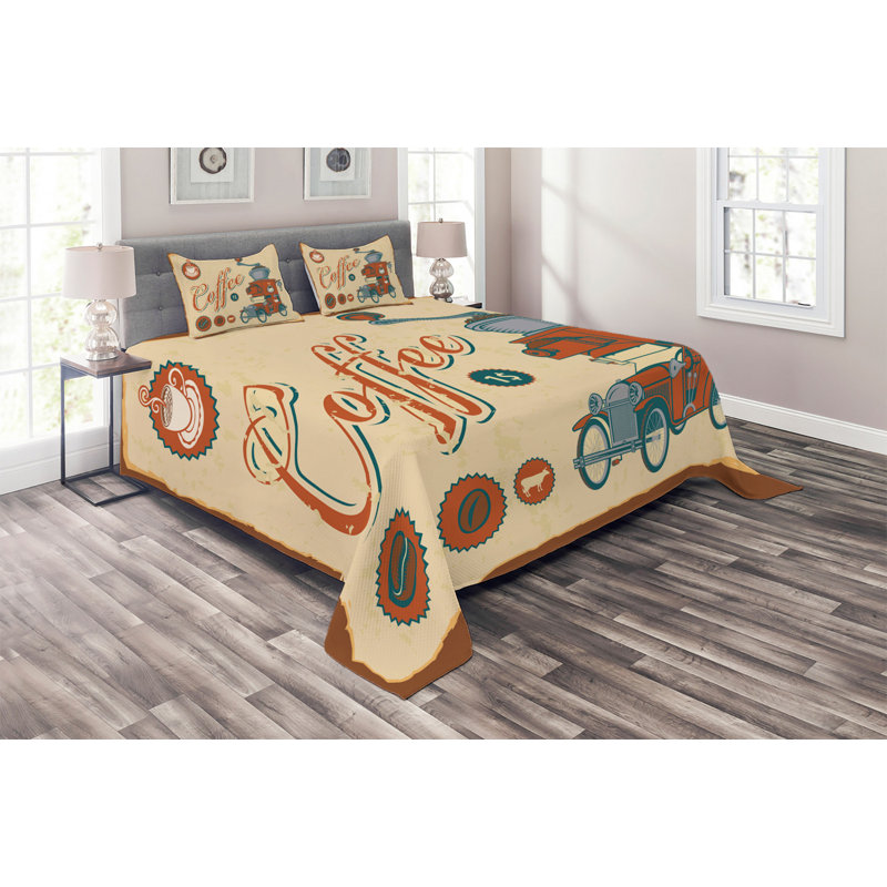 Farmhouse / Country Polyester Coverlet