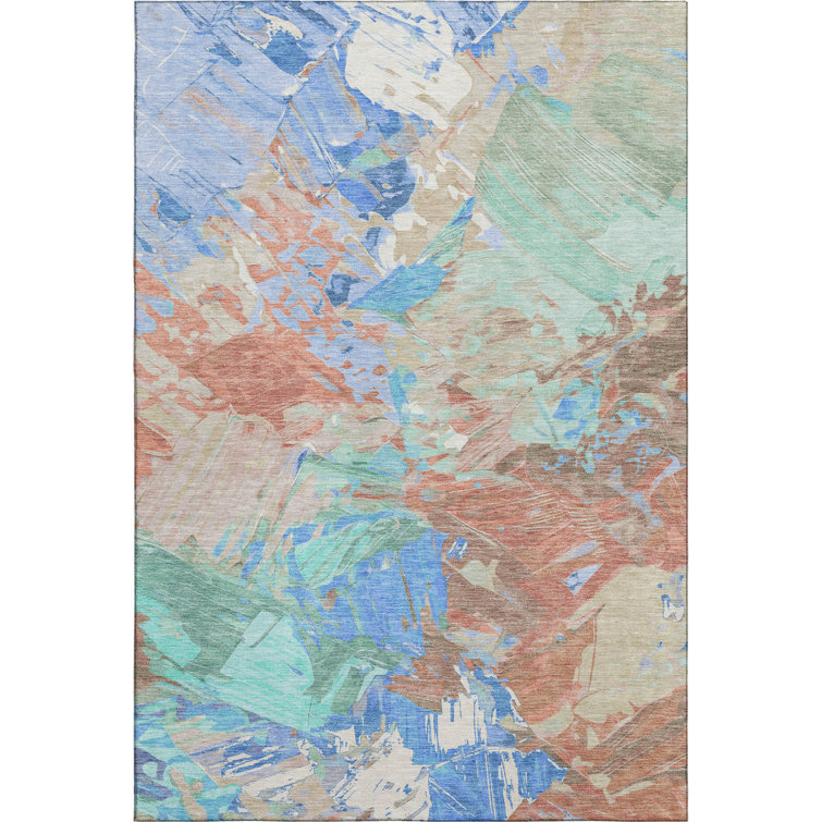 Premium Machine Washable Varroville AMF1713 Abstract Rug
