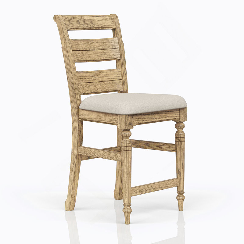 Tabouret de comptoir échelle Ladder - finition caramel