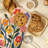 Bloom Flow Oven Mitt Cotton Twill