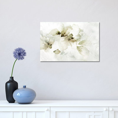 Golden Cherry Blossoms by Pamela Collabera - Wrapped Canvas Painting