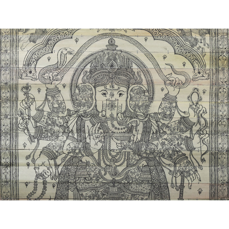 Ten Hands Standing Lord Ganesha
