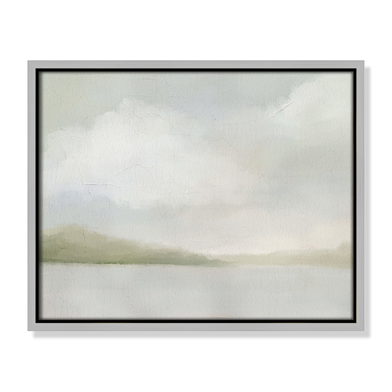 Queensland " A Tranquil Morning ", 12.5" H x 15.5" W, Silver