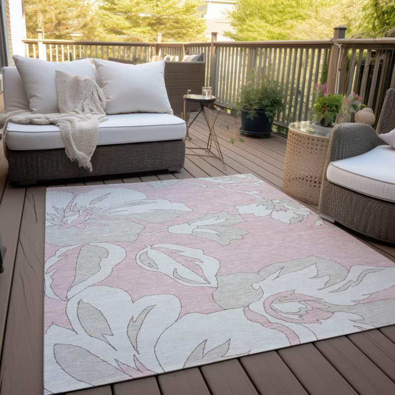  Tapis d'extérieur antidérapant Malchow, Rectangle 8' x 10'