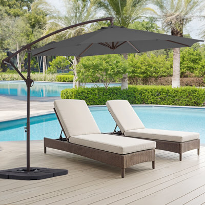 Hawkinsville 120'' Cantilever Umbrella
