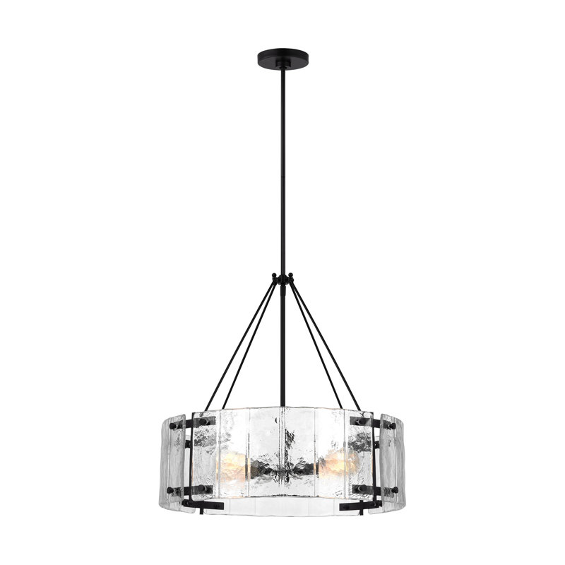 Calvert 4 - Light Chandelier, Aged Iron
