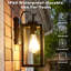 Matte Black 32.8cm H Outdoor Wall Lantern-1308020664