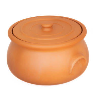 Japanese Sakura Donabe Ceramic Hot Pot Casserole 72 oz Earthenware Clay Pot  Serves 3-4 People Made In Japan