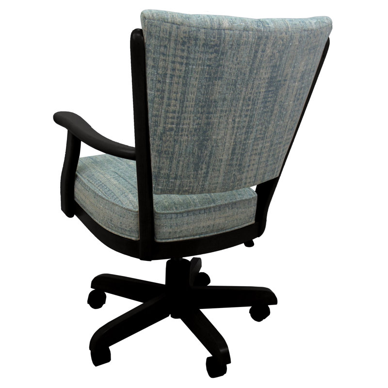 Fauteuil de roulette pivotant Classic, Watusi Aquatinte, Noir, Noir