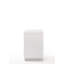 Table d'appoint de bureau compacte blanche avec rangement - pratique et attrayante