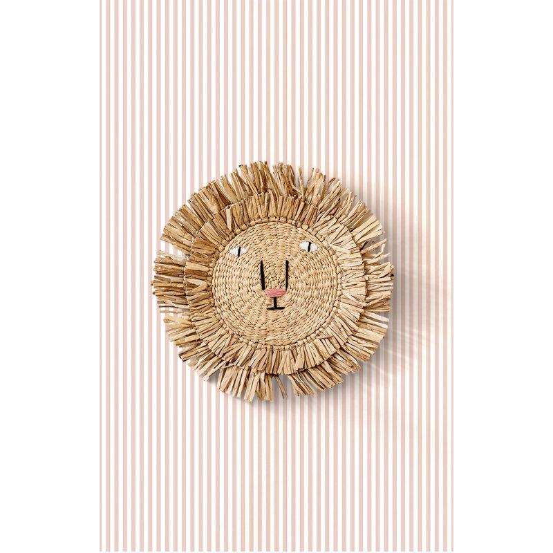 Nerijus Little Explorers 2 Small Stripe Wallpaper Roll, Pink
