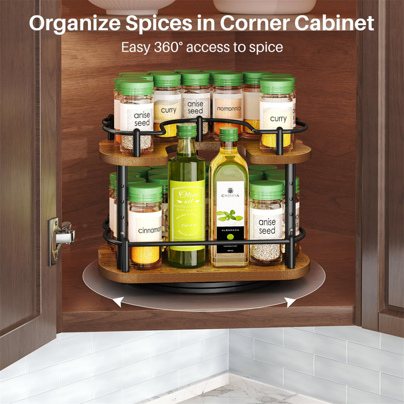 17 Stories Organizer Spice Rack For Cabinet | Wayfair