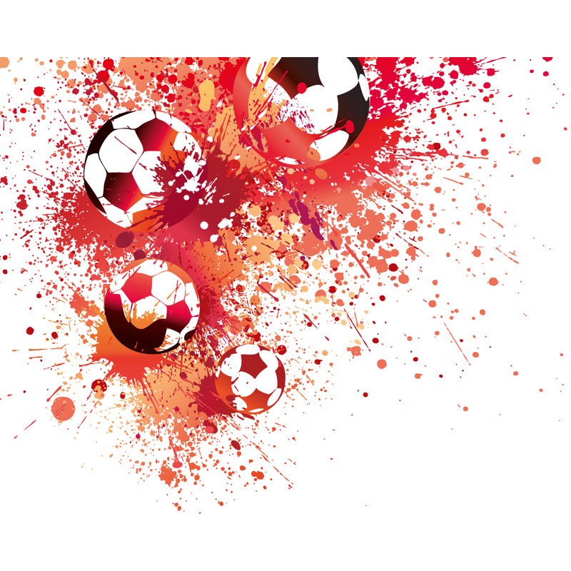Matte Non-Pasted Wall Mural, 280cm L x 350cm W, Red