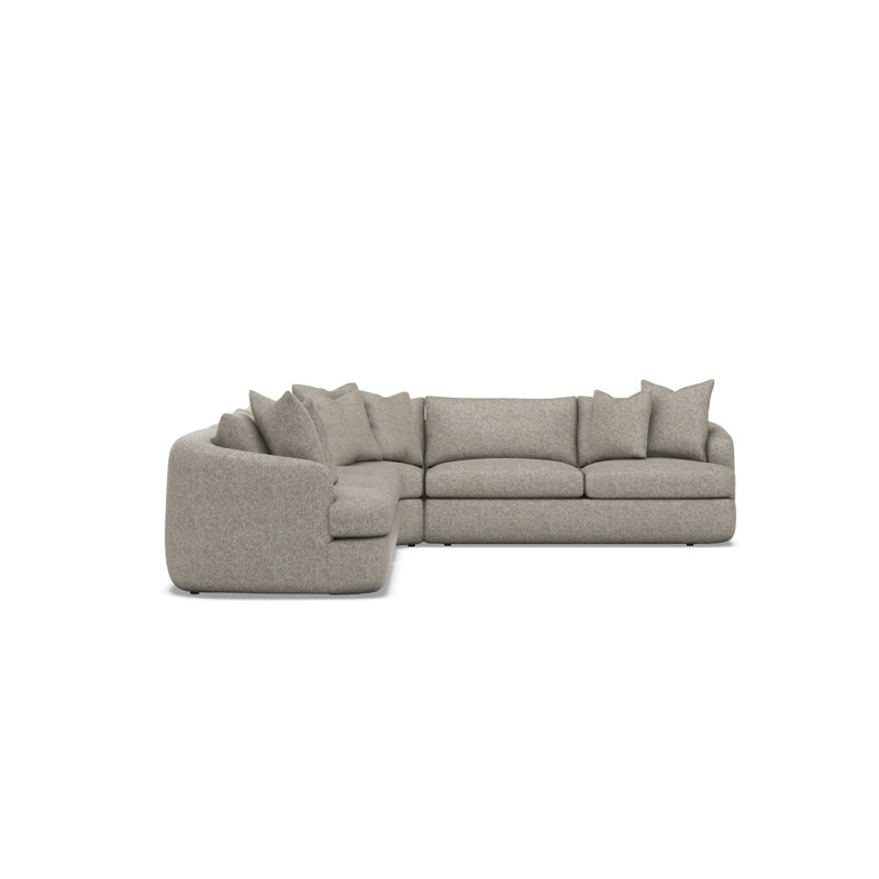 Jules Fabric 4 Pc Sectional, 1697-012