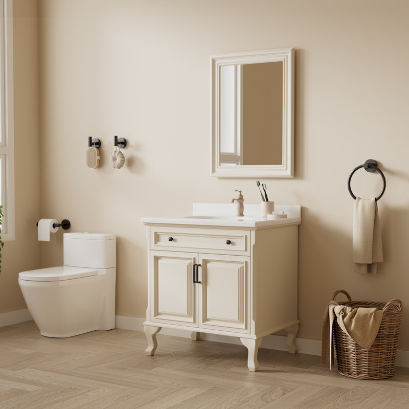 Ensemble de quincaillerie de salle de bain 4 pièces, acier inoxydable SUS 304, résistant à la rouille, qualité testée