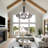 Jadereon 12 - Light Candle Style Dimmable Wagon Wheel Chandelier