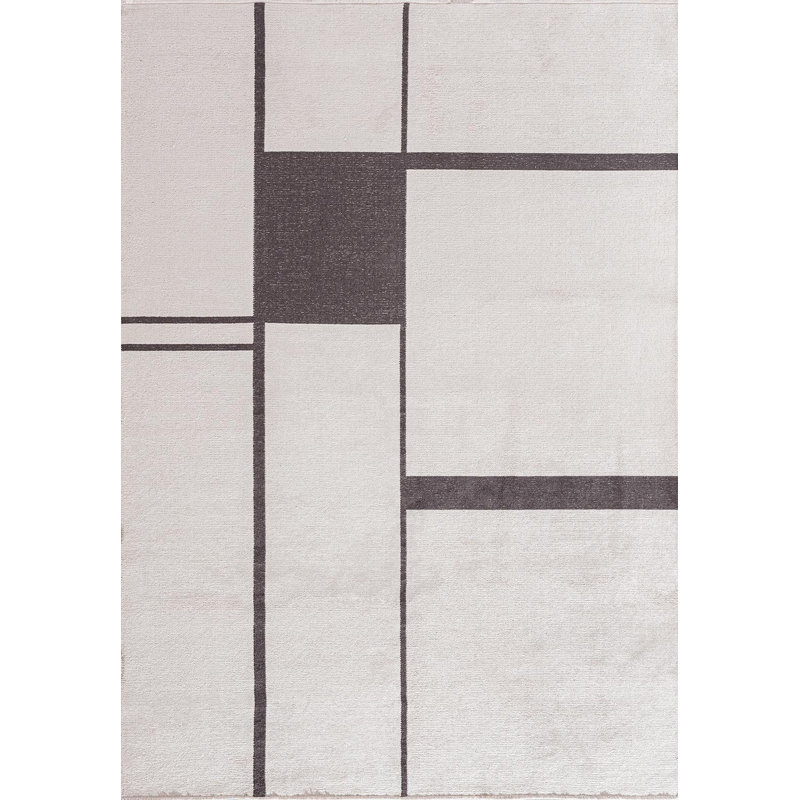 Tapis Modern, Rectangle 7 pi 10 po x 9 pi 10 po