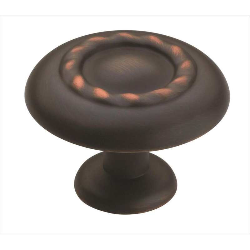 Poignée champignon surdimensionnée 2 1/4 po de diamètre Inspirations, Bronze huilé