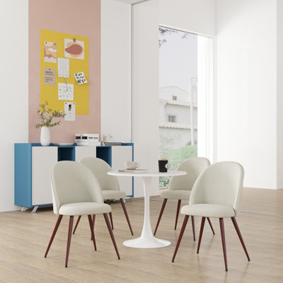Ensemble de 5 chaises de table de réception et de réunion modernes 5 pièces