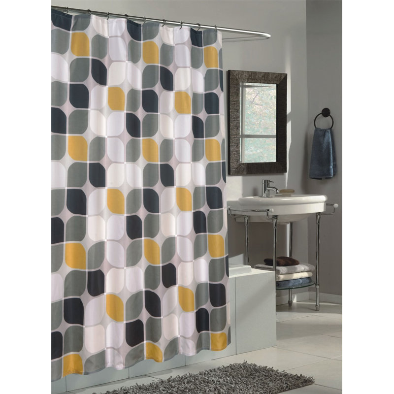 Weisner Geometric Shower Curtain, 78" H x 54" W
